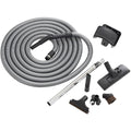 Conduit souple d'aspiration integrant un passage pour l'air aspire et un raccordement par embouts