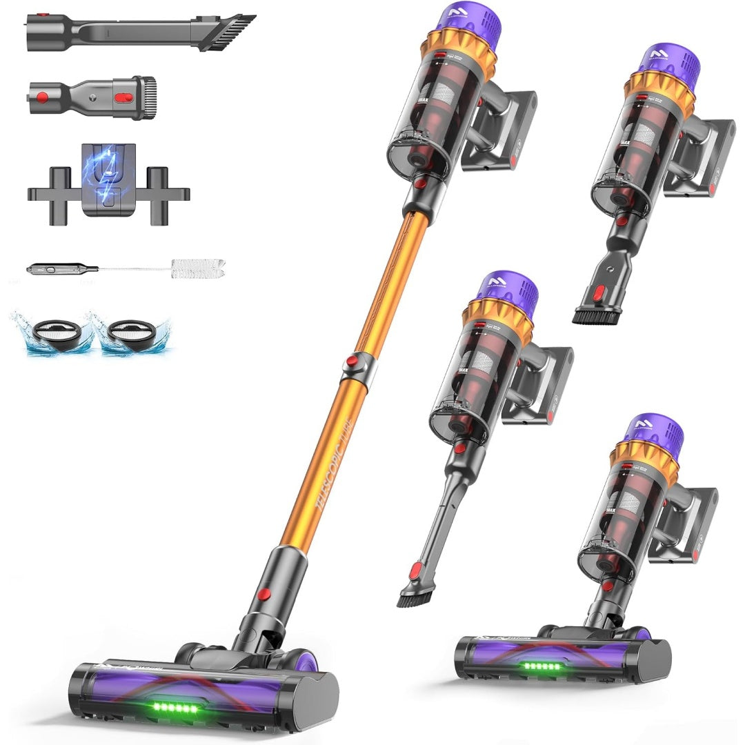 Cet aspirateur balai combine une utilisation sans fil et autonomie annoncee de 80 min