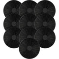 Lot de 10 filtres au charbon actif integrant le remplacement du filtre et retention de la poussiere