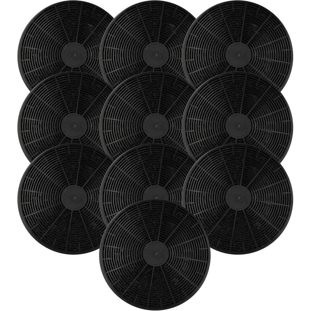 Lot de 10 filtres au charbon actif integrant le remplacement du filtre et retention de la poussiere