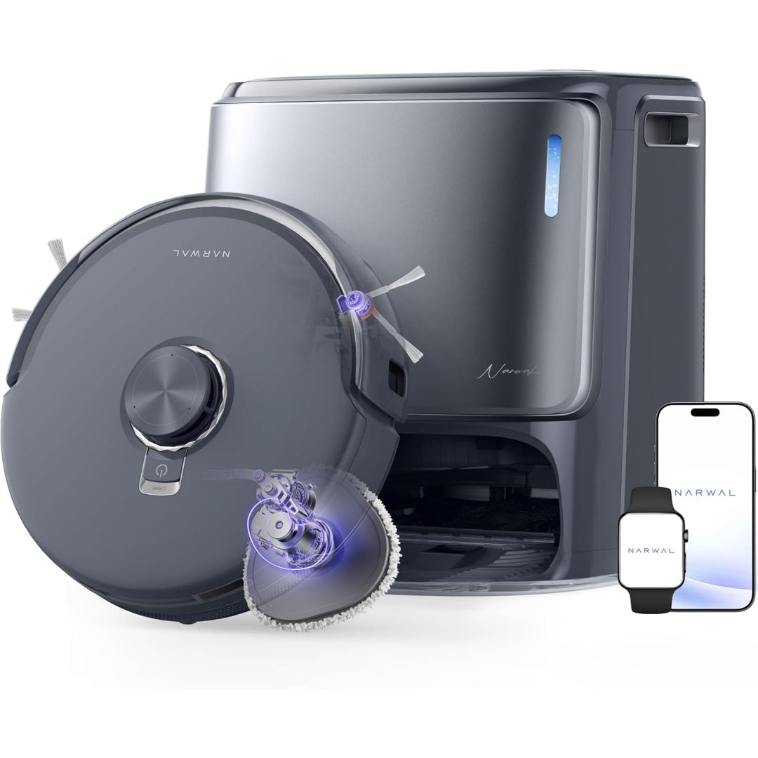 Aspirateur robotise avec collecteur avec la collecte de la poussiere et le nettoyage automatise des sols