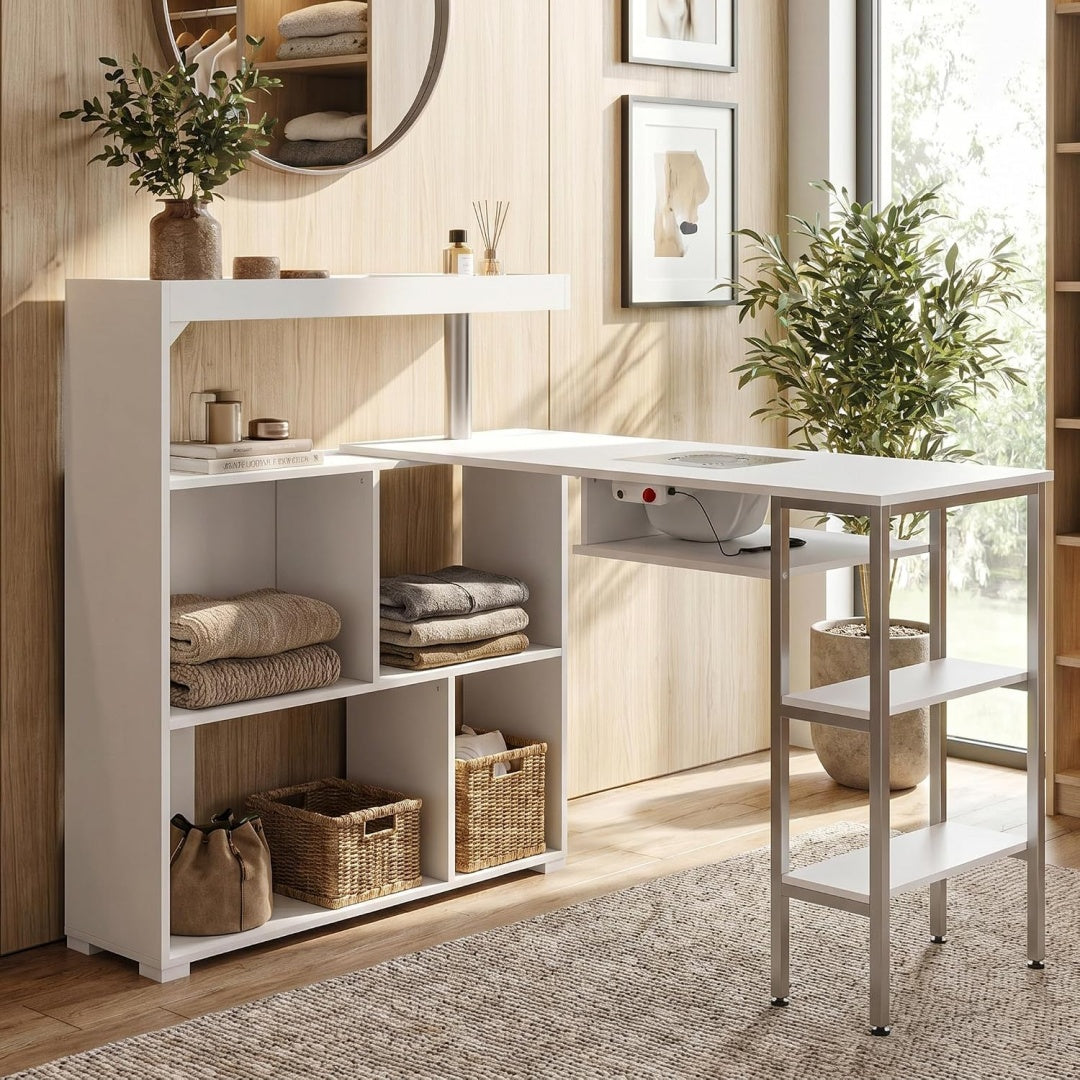 Table de travail offrant des dimensions annoncees de 175 x 45 x 110 cm