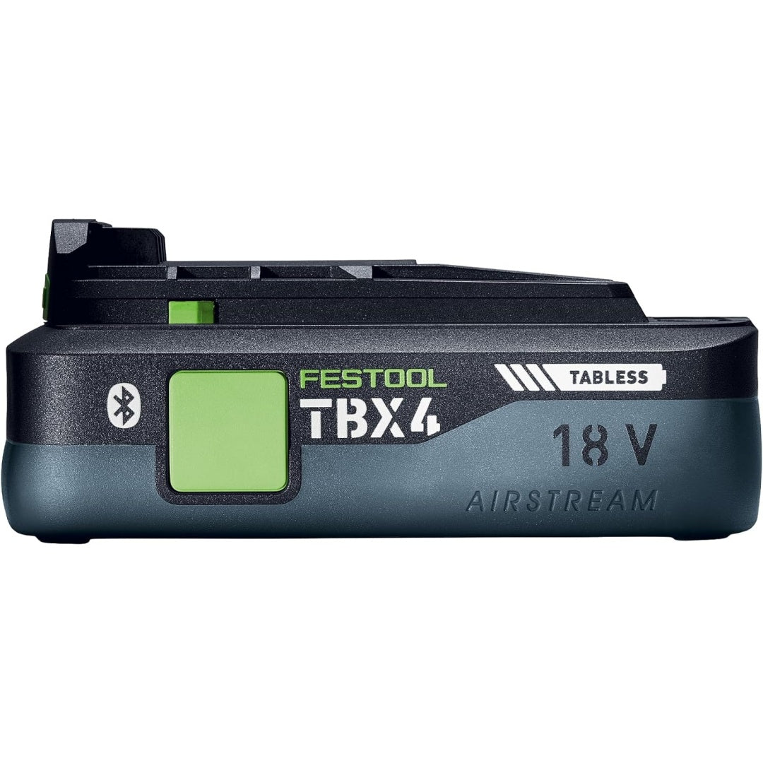 Accumulateur rechargeable avec une tension annoncee de 18 V, coloris gris et noir