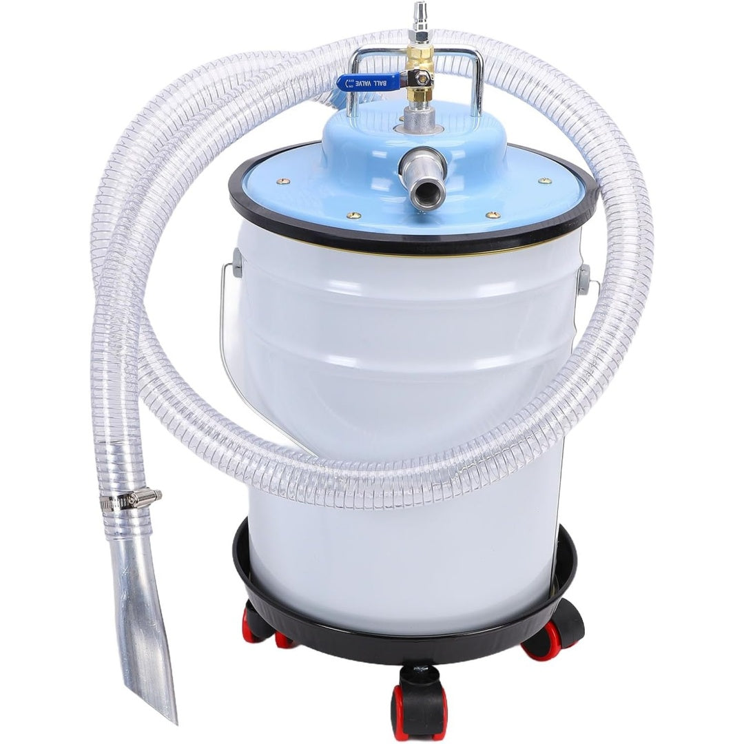 Aspirateur a cuve associant la collecte de l'eau et des poussieres et un corps en acier inoxydable