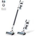 Aspirateur au format balai integrant la collecte de la poussiere et la collecte des poils