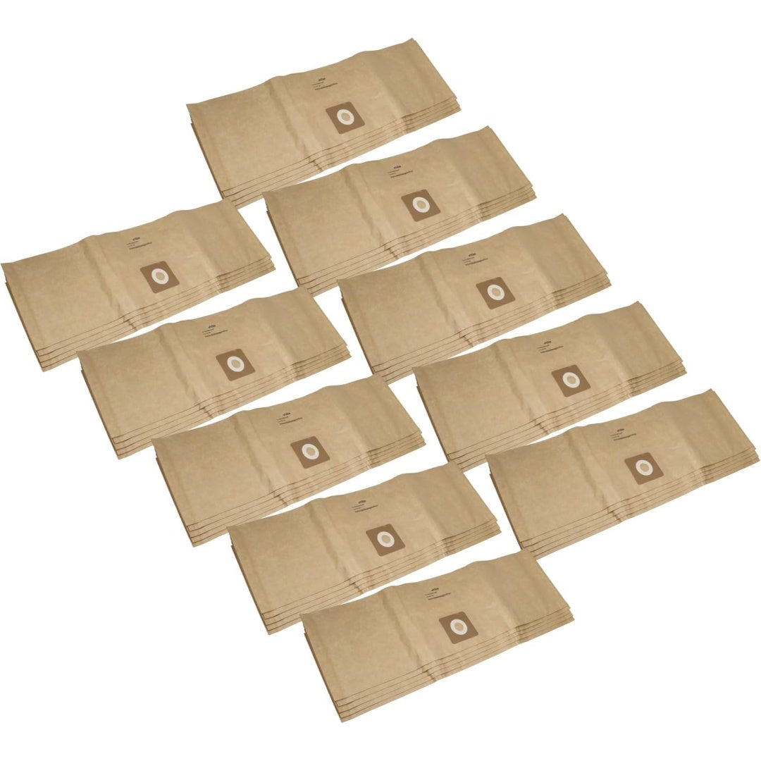 Lot de 50 sacs de collecte avec une retenue des dechets aspires et un remplacement du collecteur