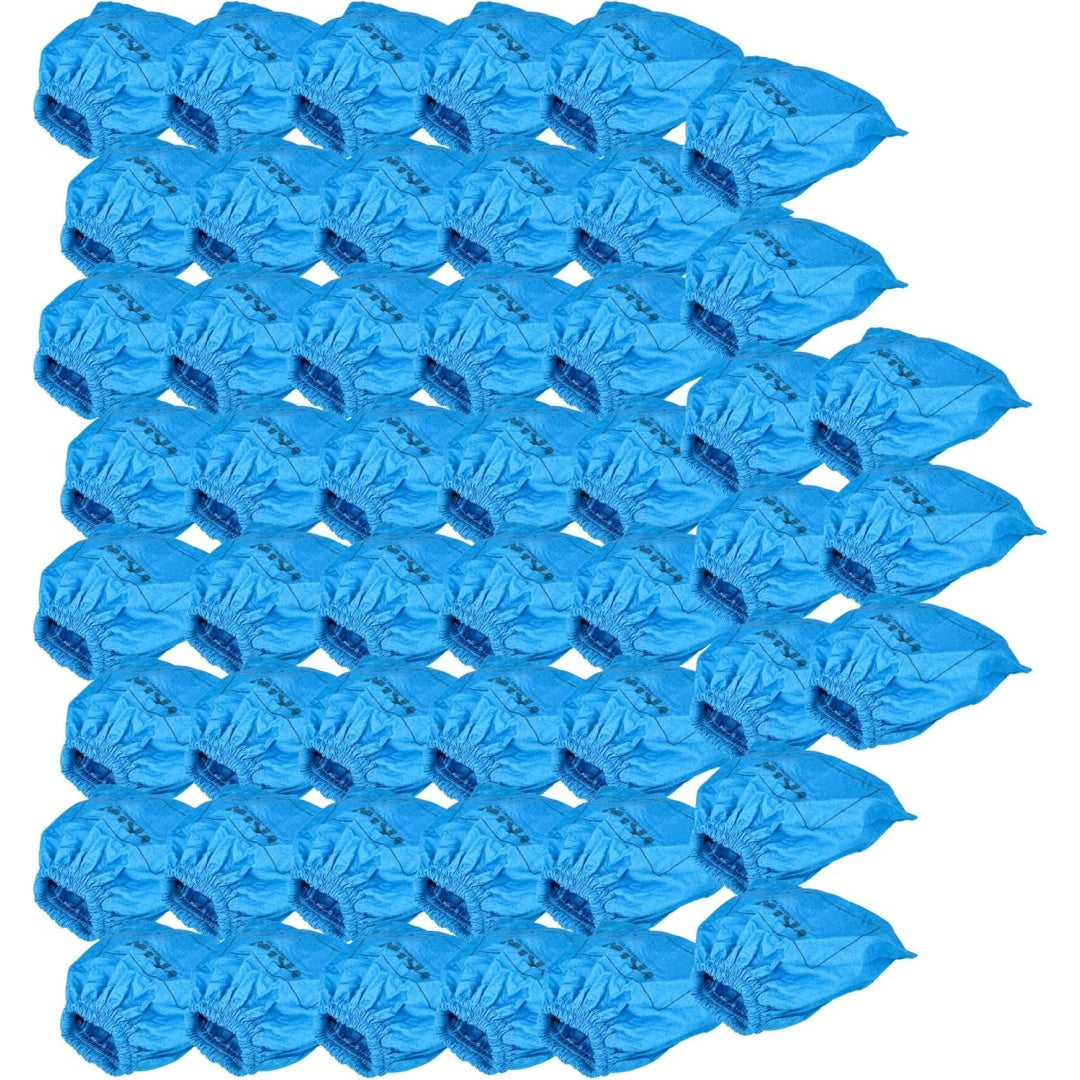 Lot de 50 filtres de remplacement avec des elements lavables, coloris bleu